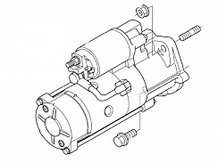 Стартер для KUBOTA V3300 V3600 V3800